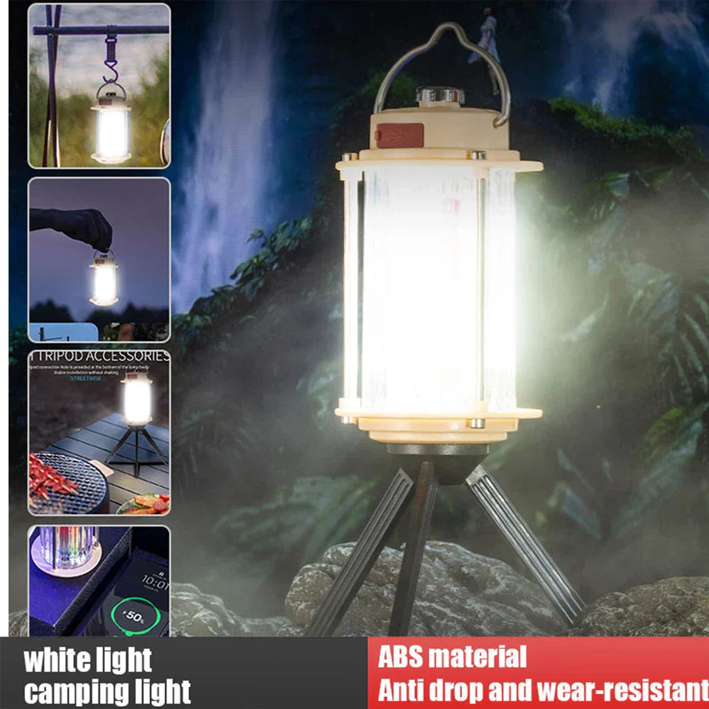 Compact Rechargeable LED Camping Lantern Light