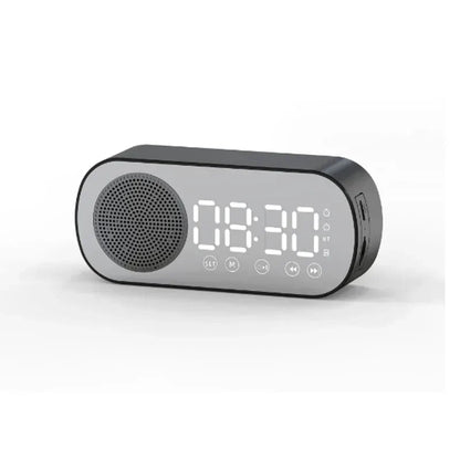 Compact Wireless Alarm Clock with Bluetooth Speaker - Yeezlab