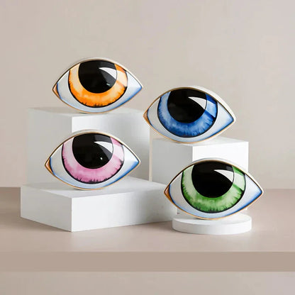 Unique Eye Ceramic Figure Home Decoration