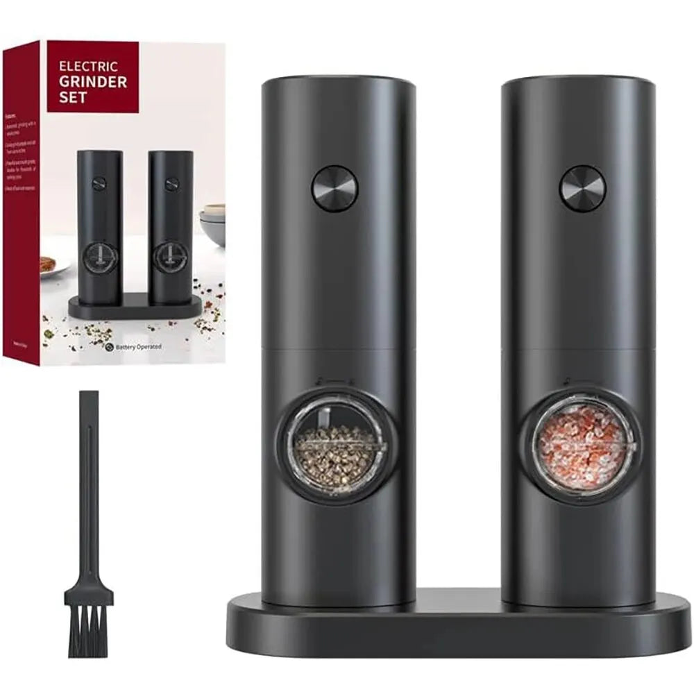 Automatic Salt and Pepper Grinder Set