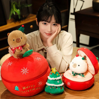 Cozy Holiday Plush Toy Gift Set