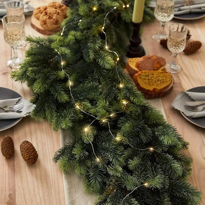 Premium Pine LED Christmas Garland