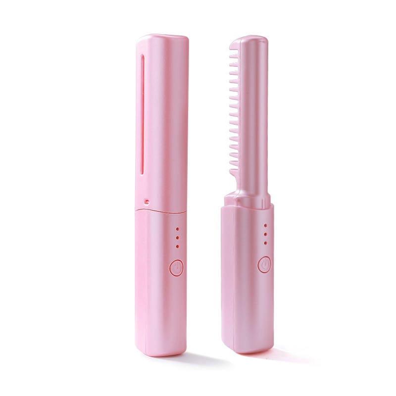 Fast USB Heated Hair Straightening Comb