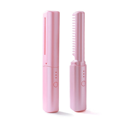 Fast USB Heated Hair Straightening Comb