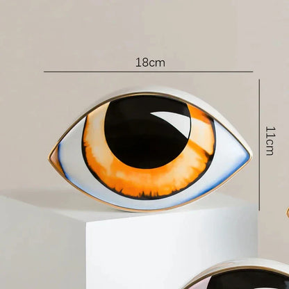 Unique Eye Ceramic Figure Home Decoration