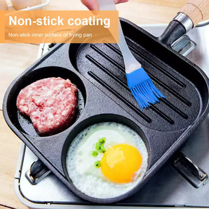 Non-Stick 3-Pocket Morning Frying Pan - Yeezlab