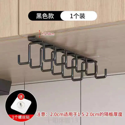 Sturdy Wall Mount Iron Hooks for Kitchen & Coat