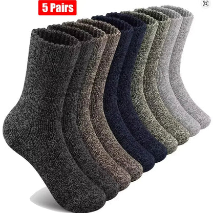Thermal Merino Wool Hiking Socks for Men Women - Yeezlab