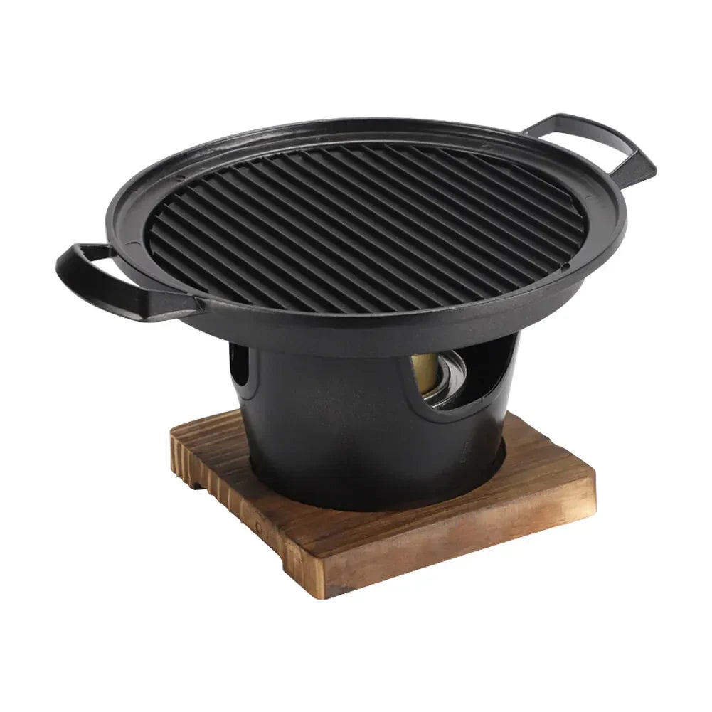Compact Portable Non Stick Korean BBQ Grill