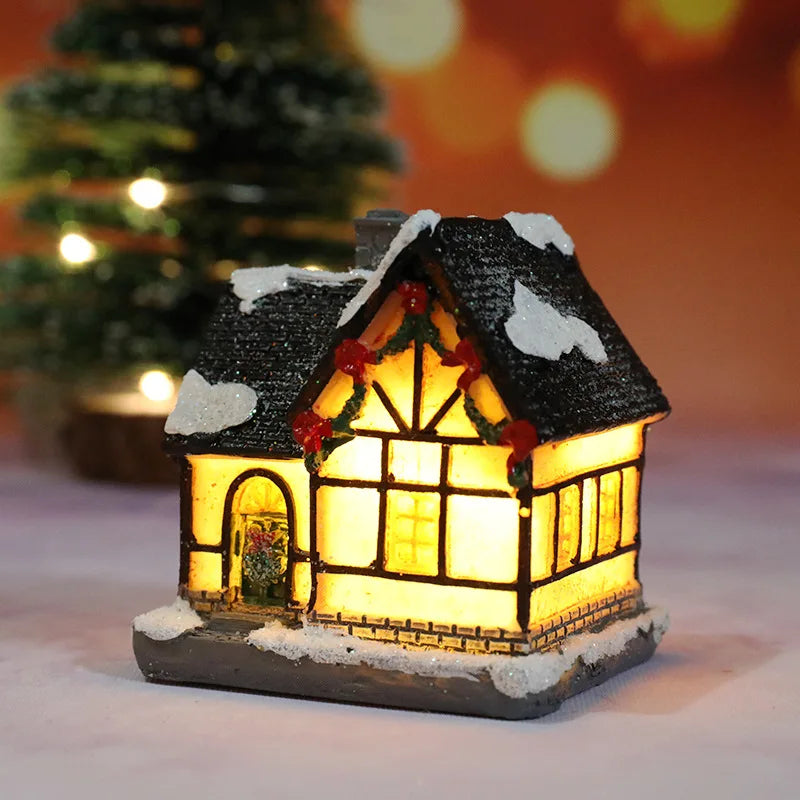 Colorful LED Christmas Home Decor Figurines