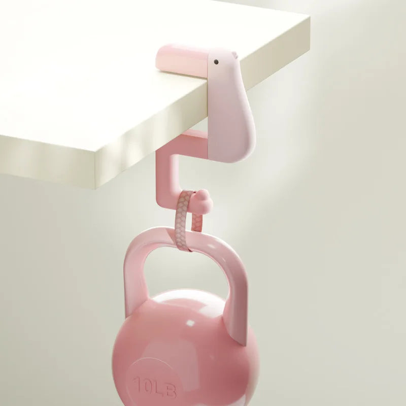 Space Saving Under Desk Hanging Hooks