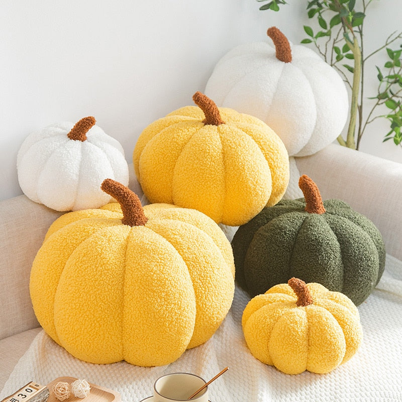 Cozy Orange Halloween Decorative Throw Pillows