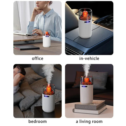 Colorful LED Aroma Essential Oil Diffuser Lamp