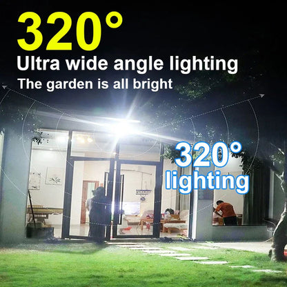 Bright Wireless Solar Powered Outdoor Lamp
