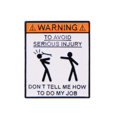 Funny Office Humor Warning Sign - Yeezlab