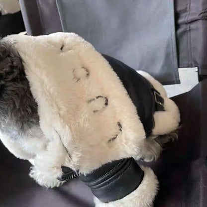 Waterproof Pet Motorcycle Jacket Cotton Dog Coat - Yeezlab
