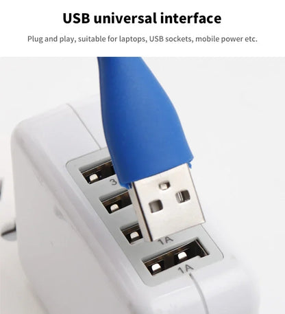 Portable USB LED Desk Lamp with Flexible Arm