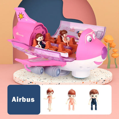 Fun Kids Musical Airbus Toy Plane