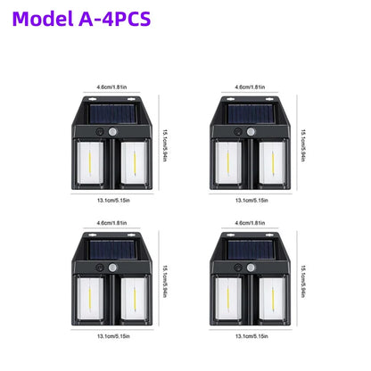 Outdoor Security LED Solar Wall Light