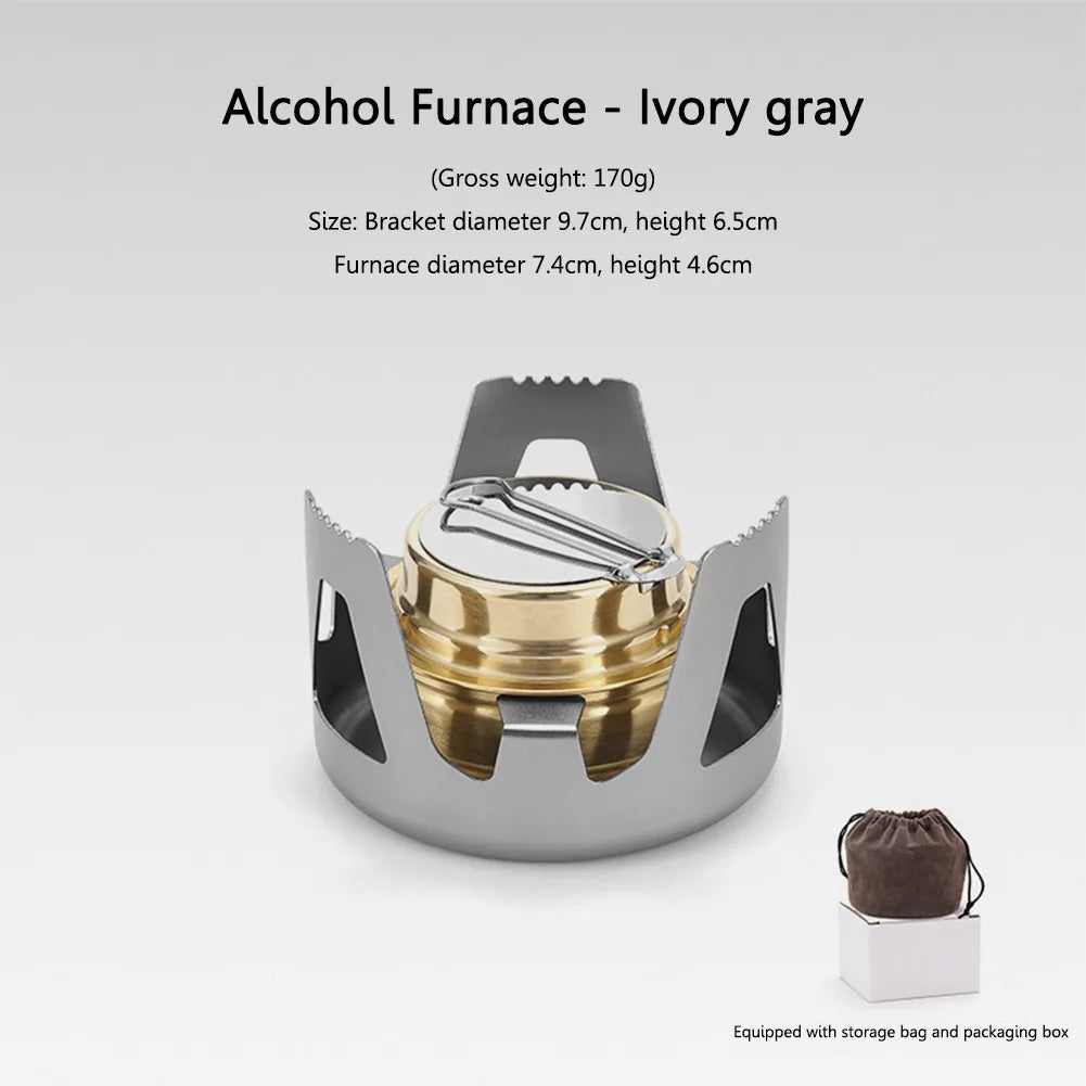 Portable Outdoor Camping Stove with Adjustable Flame