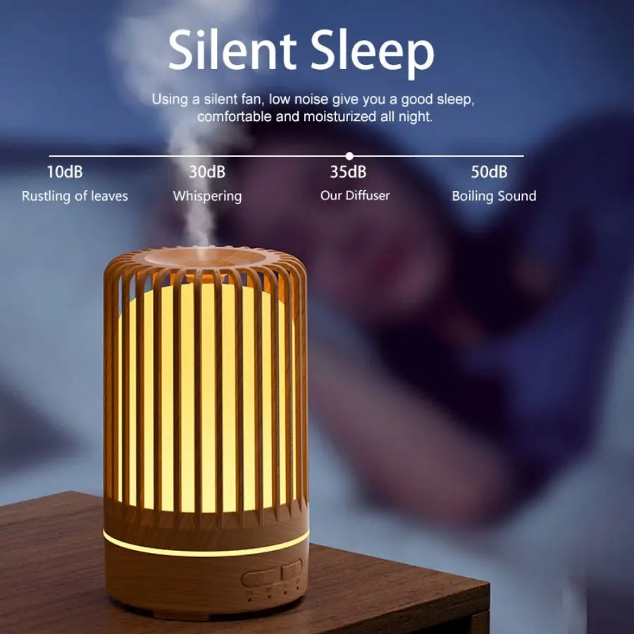 Compact USB Aroma Diffuser with LED Light