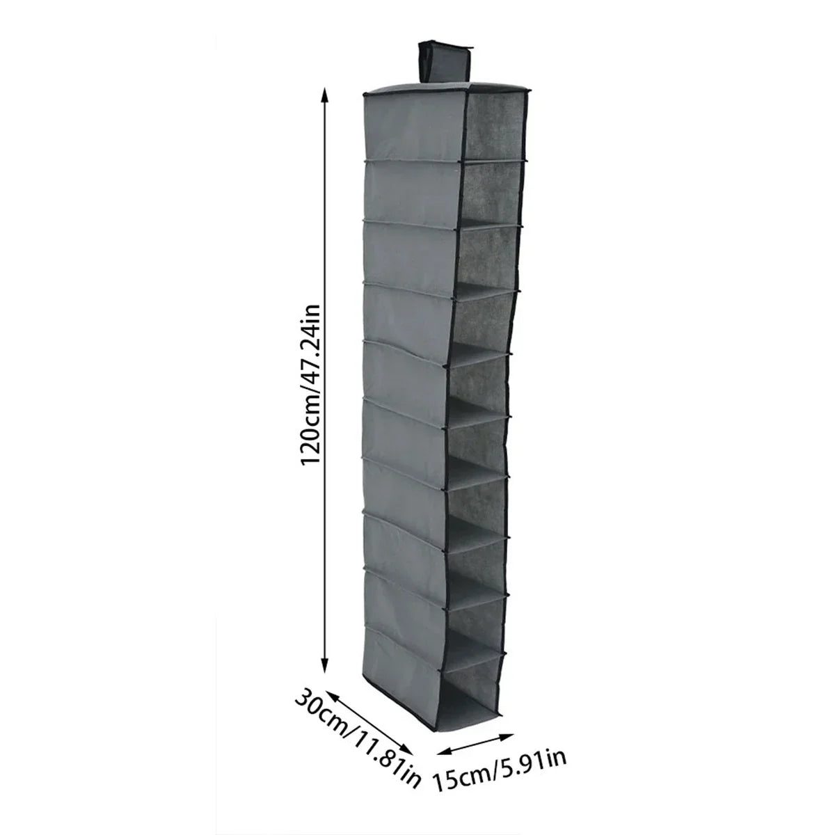 Collapsible Closet Storage Shelf Organizer System