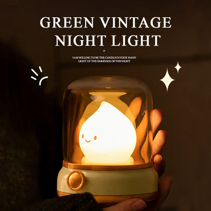 Vintage Style LED Nightlight Warm USB Lamp