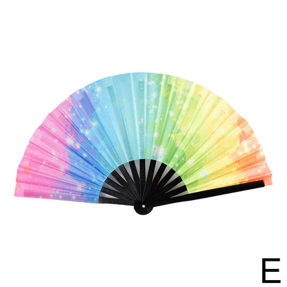 Foldable Asian Style Reflective Hand Fan
