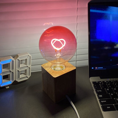 Romantic Heart Shaped LED Mood Lamp