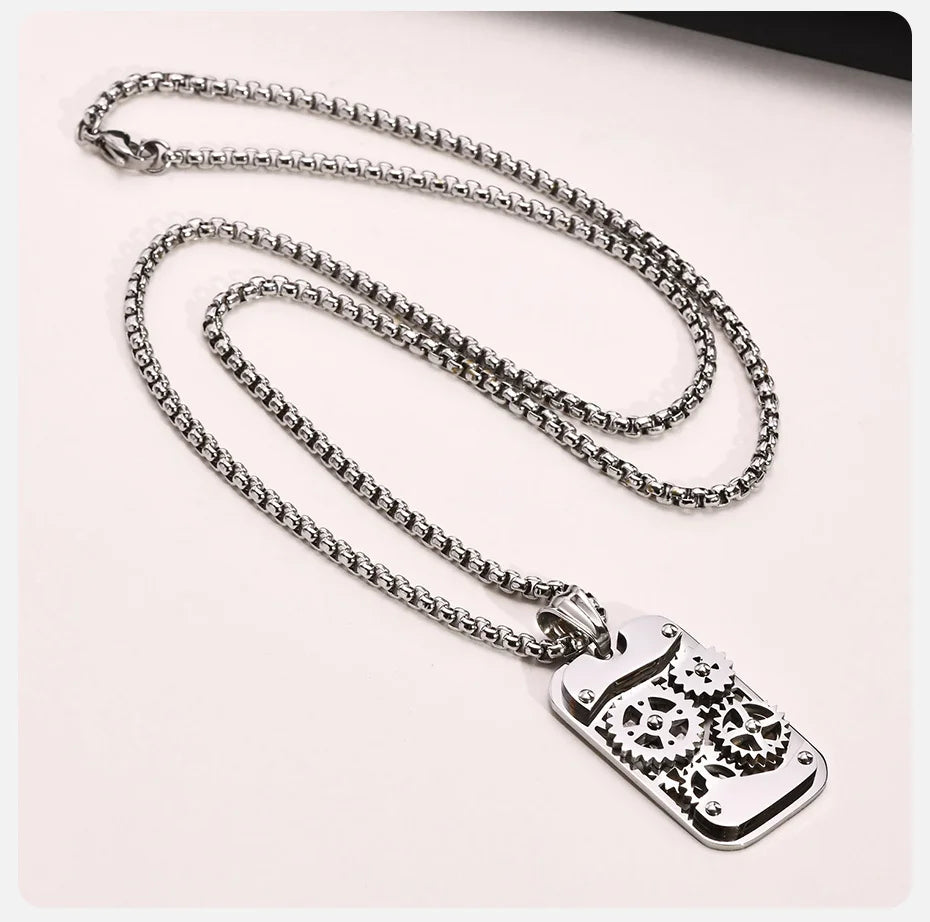 Trendy Gadget Fidget Spinner Chain Necklace