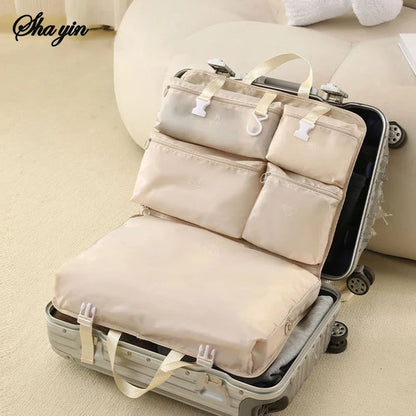 Compact 6-in-1 Folding Travel Storage Bag Set