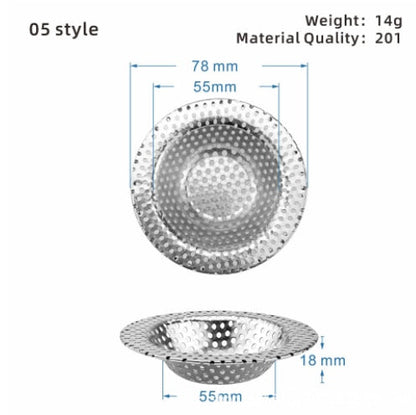 Easy Clean Kitchen Sink Strainer Stainless Steel Filter