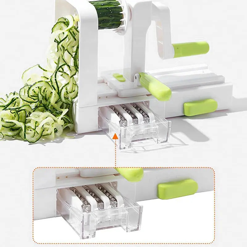 Easy 5-in-1 Veggie Spiralizer & Slicer Set