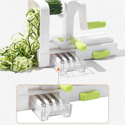 Easy 5-in-1 Veggie Spiralizer & Slicer Set