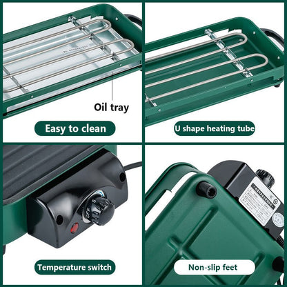 Non-Stick Compact Electric BBQ Grill