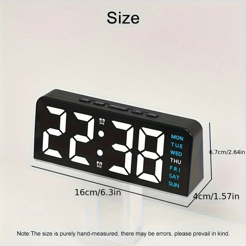 Contemporary LED Digital Nightlight Alarm Clock