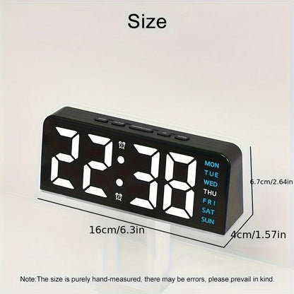 Contemporary LED Digital Nightlight Alarm Clock