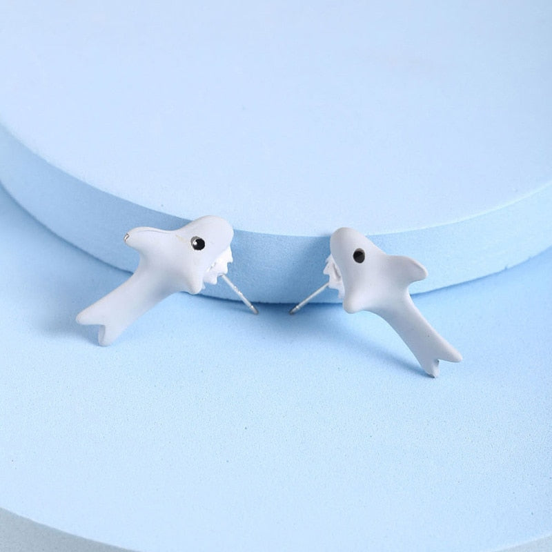Fun Animal Face Cartoon Stud Earrings