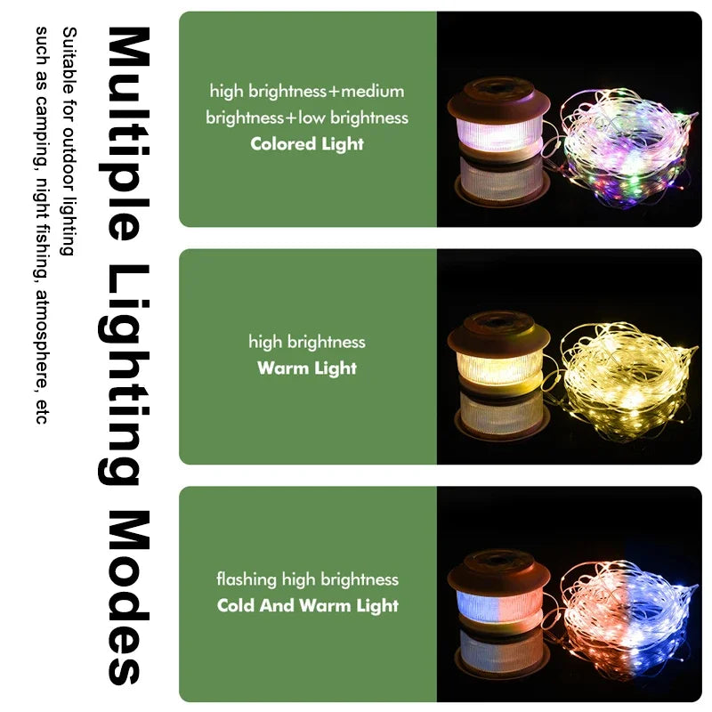 Bright Portable LED Camping Light Strip