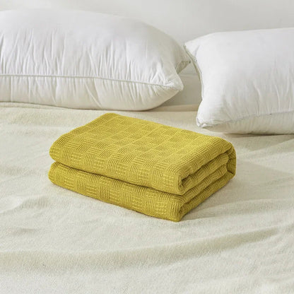 Soft Cotton Throw Blanket for Home Decor
