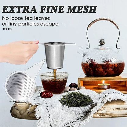 Premium Tea Infuser Stainless Steel Loose Leaf Strainer