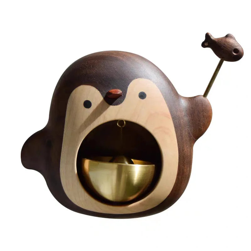 Fun Wooden Bird Doorbell