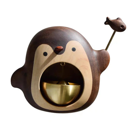 Fun Wooden Bird Doorbell