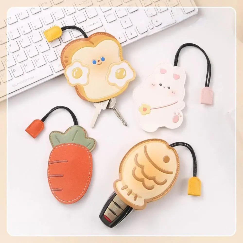 Fun Leather Phone Key Card Holder