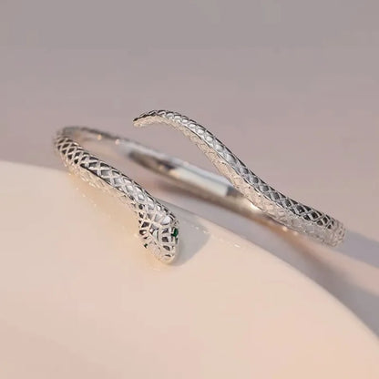 Fashionable Snake Chain Open Bangle Bracelet