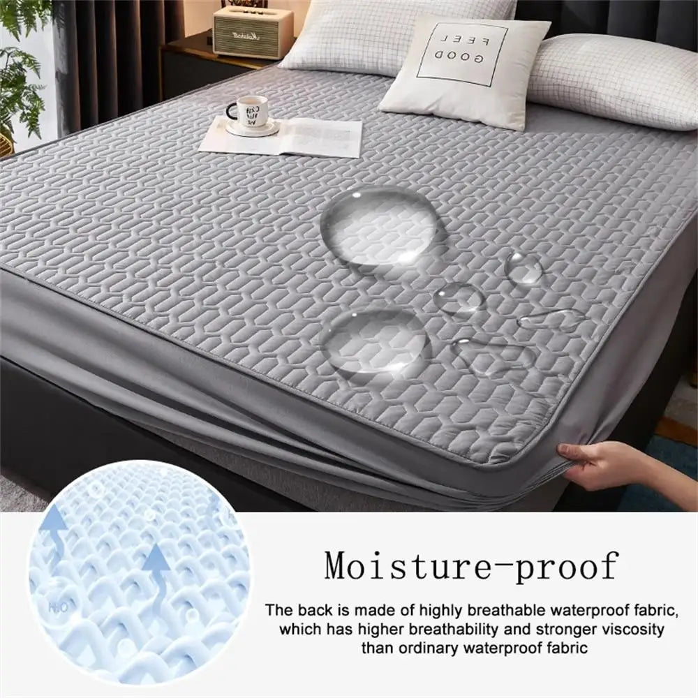 Breathable Waterproof Latex Mattress Protector Cover