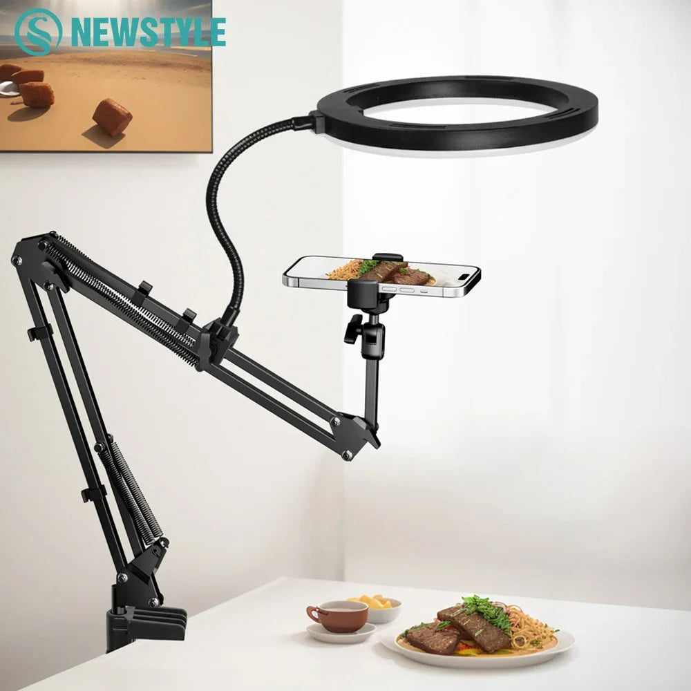 Portable LED Ring Light with Phone Mount - Yeezlab