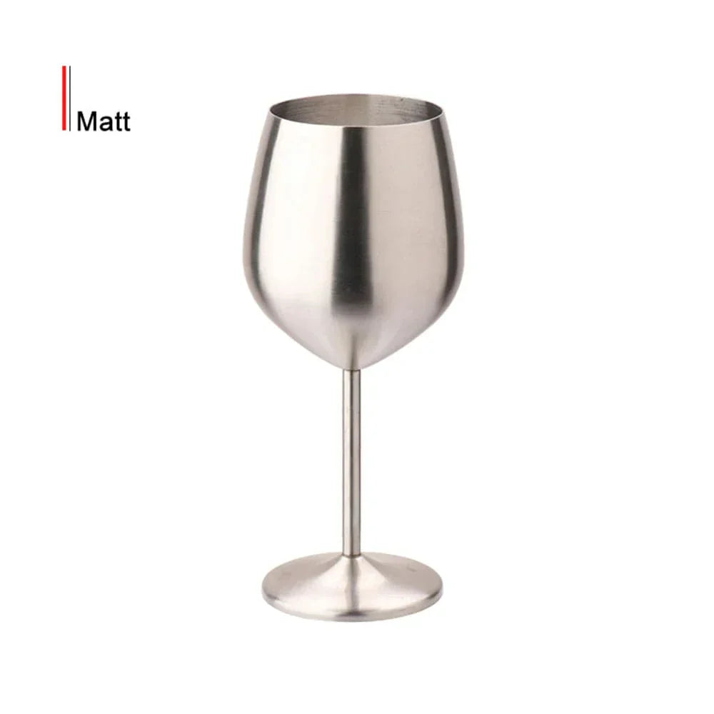 Luxury Metal Wine Glass