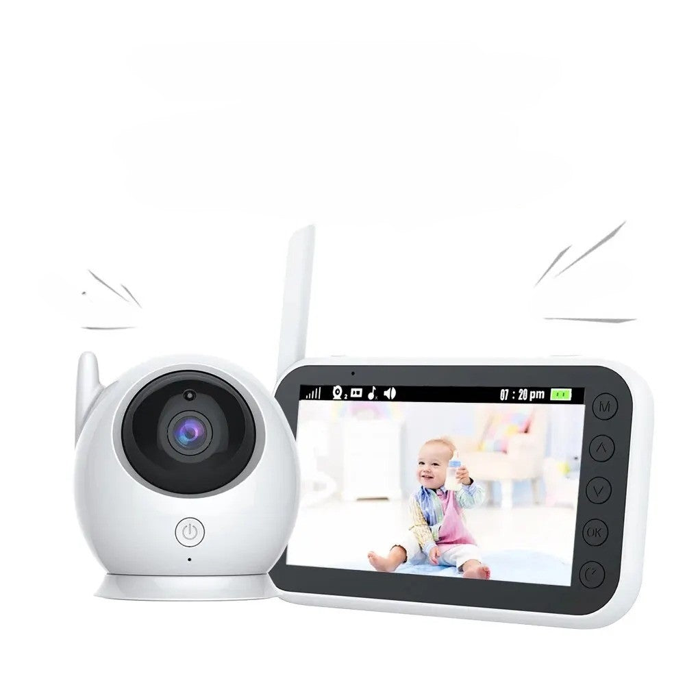 Baby Video Monitor with Night Vision and Lullaby Music - Yeezlab