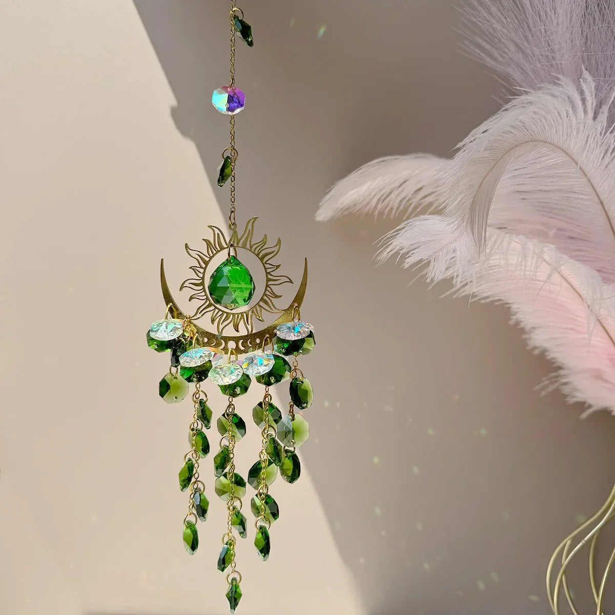 Sparkling Crystal Glass Sun Catcher